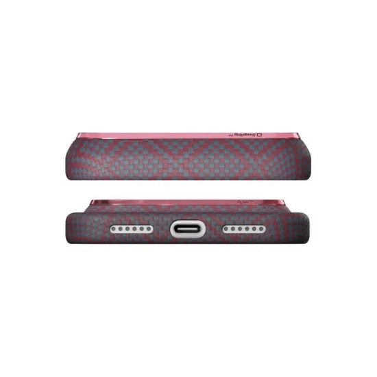 Pitaka (Argyle) Edge Case for iPhone 18 Pro Max - Blue’s Red